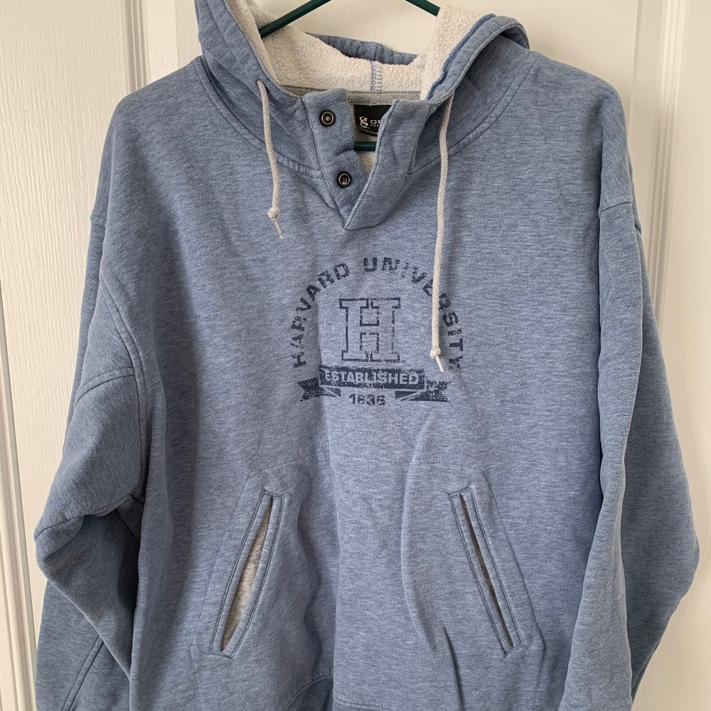 Unisex Blue Harvard Sweatshirt